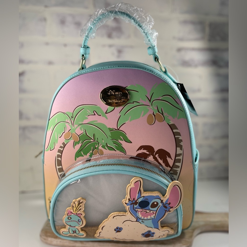 NWT Boxlunch Exclusive Disney Lilo & Stitch- Beach Sand Mini Backpack